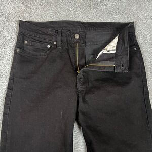 Levis Jeans 541 Mens 34x32 Black Athletic Fit Waterless Cotton Straight Casual